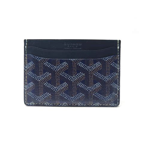 porte carte goyard bleu|porte carte goyard petite.